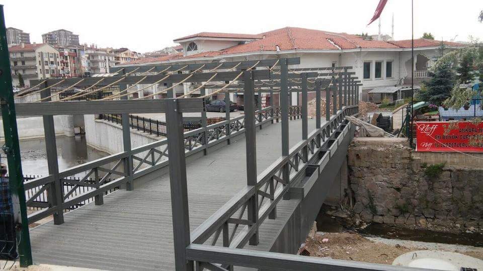Kompozit deck pergola ve dış mekan gölgelik