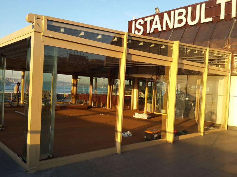 Teras kompozit deck zemin uygulaması